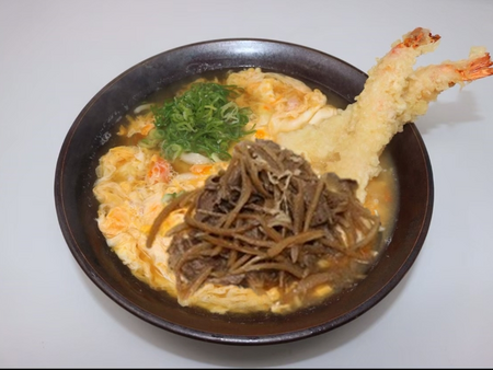 肉天とじうどん